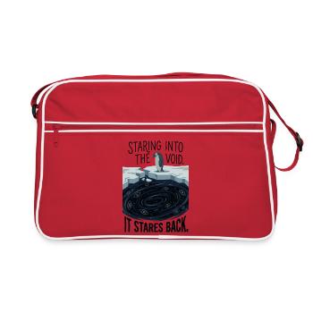 Fixant l’abîme - Sac Retro - rouge/blanc - Devant