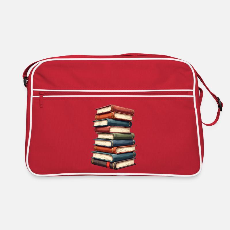 Bücher Retro Tasche