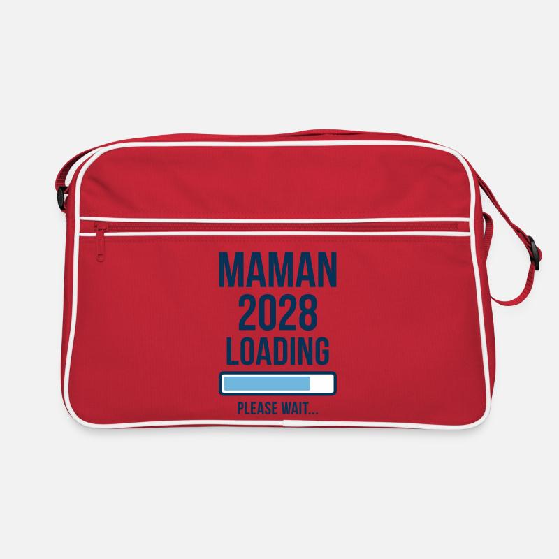 Annonce Grossesse Maman 2028 Loading Sac Retro
