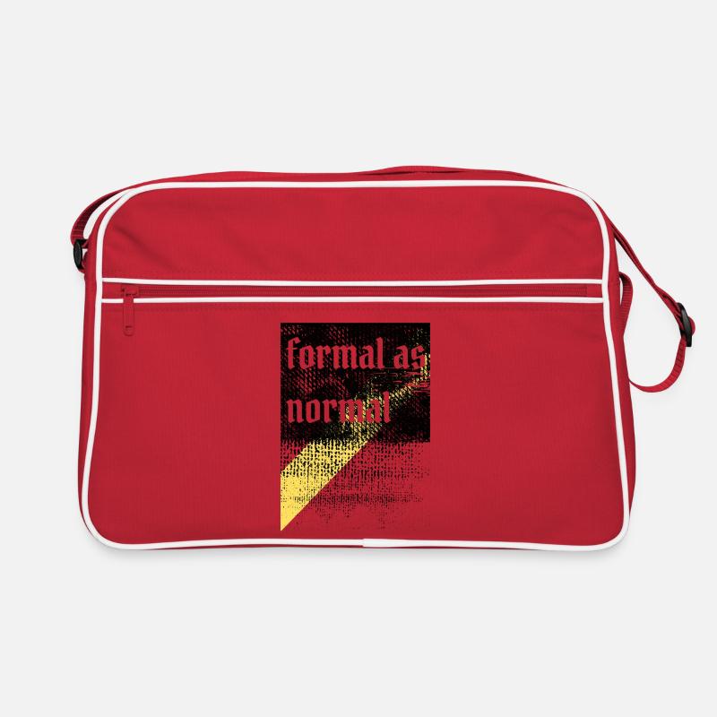 Design ironique antiformel et grunge Sac Retro
