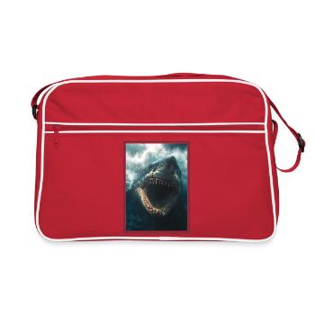 Megalodons Megalodon - Retro Bag - red/white - Front