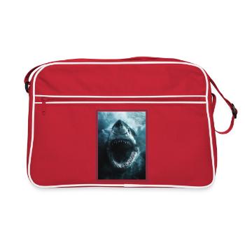Megalodons Megalodon - Retro Bag - red/white - Front