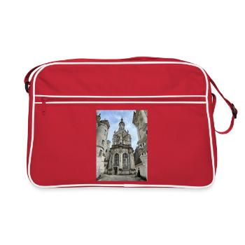 La tour lanterne du château de Chambord - Sac Retro - rouge/blanc - Devant