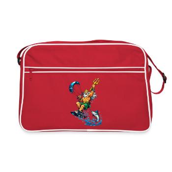 Neptune autrefois sportif - Sac Retro - rouge/blanc - Devant
