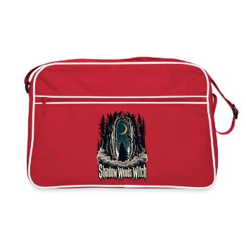 Sorcière des Bois Sombres, Forêt des Sorcières des Bois de l’Ombre - Sac Retro - rouge/blanc - Devant