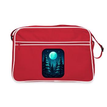 Moonlight Pines - Retro Bag - red/white - Front