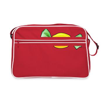 bonbons au chocolat de chocolate26 bonbons - Sac Retro - rouge/blanc - Devant