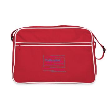 Polkadot Dot DeFi - Sac Retro - rouge/blanc - Devant