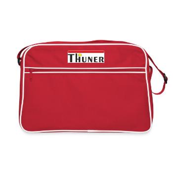 Thuner - Retro Tasche - Rot/Weiß - Vorne