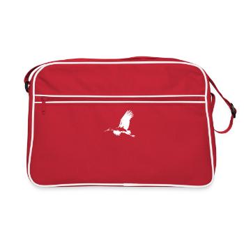 Storch - Retro Tasche - Rot/Weiß - Vorne