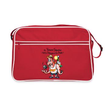 Pétanque VIP - Sac Retro - rouge/blanc - Devant