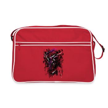 Résumé de monstre d'horreur Nosferatu - Sac Retro - rouge/blanc - Devant