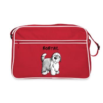 Bob the Bobtail - Retro Bag - red/white - Front