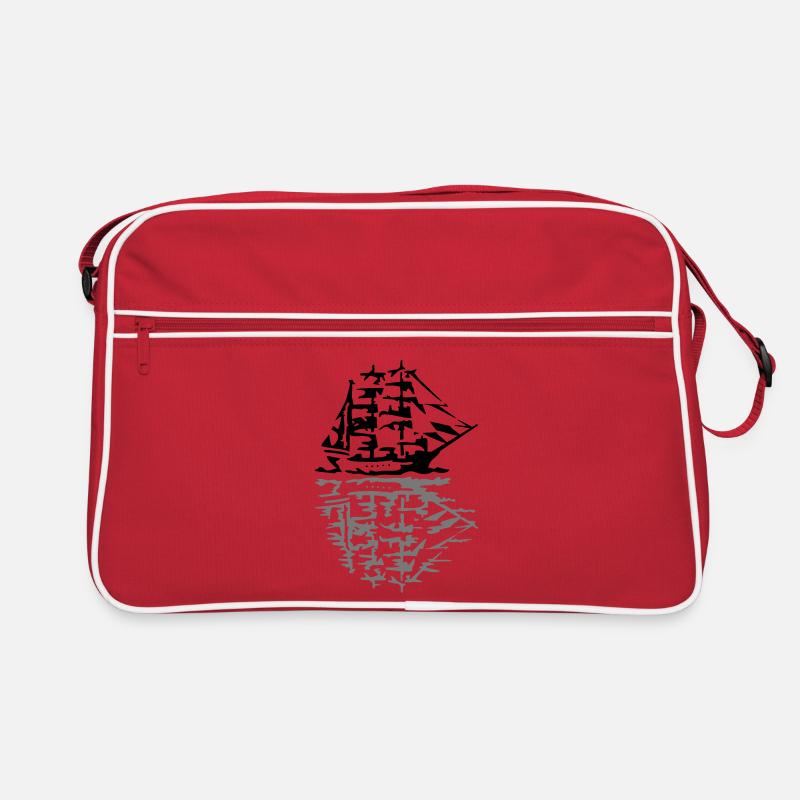 Segelschiff Schiff Seefahrt Retro Tasche