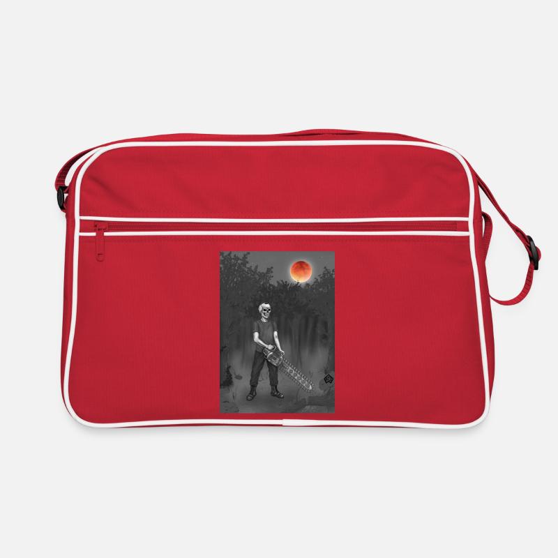 Forest worker, forester, forester, full moon Retro Bag