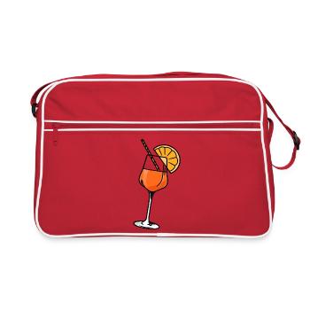 Aperitif Cocktail Aperoli Glass - Retro Bag - red/white - Front