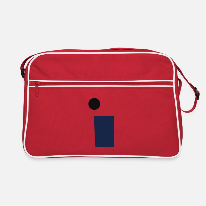 rectangle et cercle Sac Retro