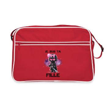 Je suis ta Fille - Sac Retro - rouge/blanc - Devant