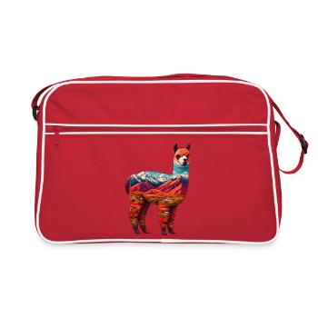 Alpaca - Retro Bag - red/white - Front