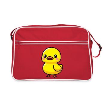 Caneton Canard Canard Canard - Sac Retro - rouge/blanc - Devant