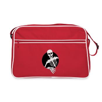 Hello everyone - Retro Bag - red/white - Front