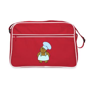 Biscuit au pain d’épice du boulanger - Sac Retro - rouge/blanc - Devant
