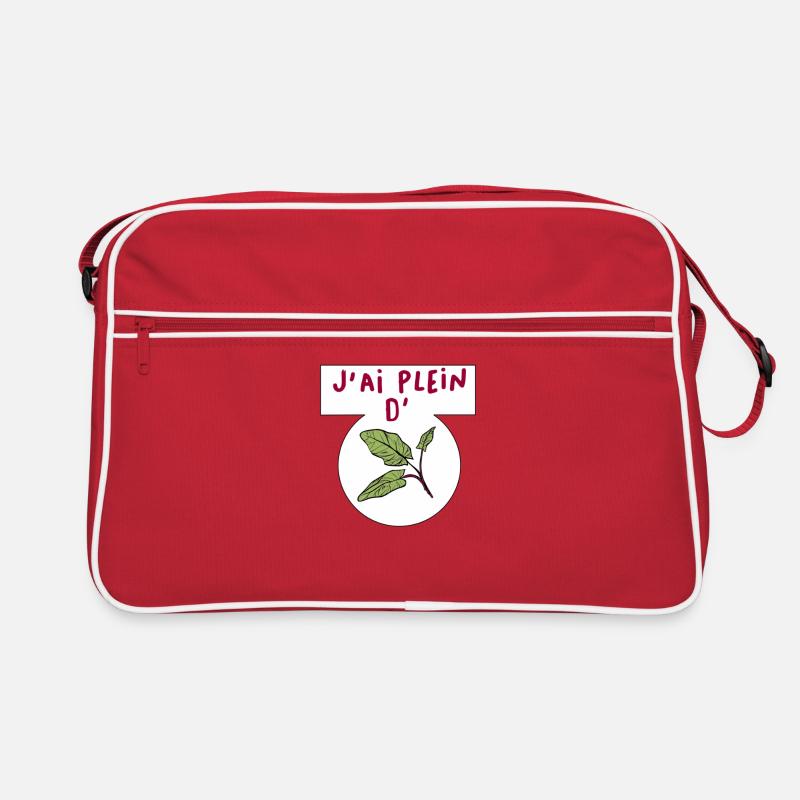 Ich habe viel Sauerampfer Retro Tasche