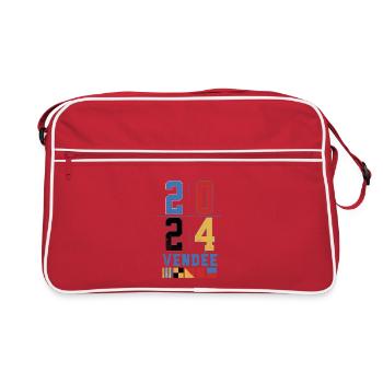 Globe regatta design Year 2024 Vendée - Retro Bag - red/white - Front