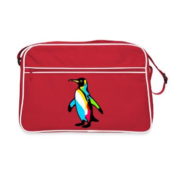 Pingouin - Sac Retro - rouge/blanc - Devant