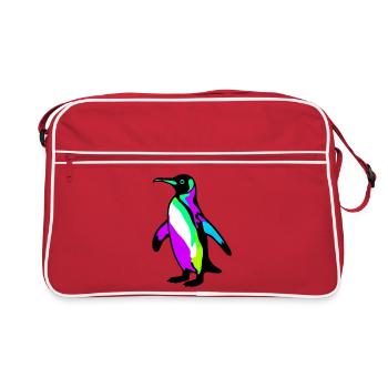 Pingouin - Sac Retro - rouge/blanc - Devant