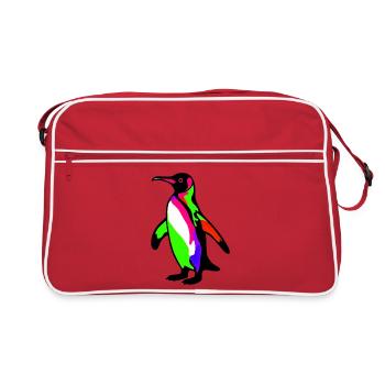 Penguin - Retro Bag - red/white - Front
