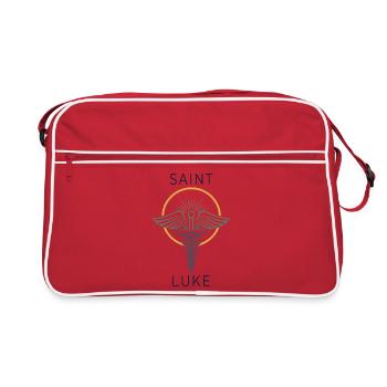 Saint Luke: Medizinische Hilfe - Retro Tasche - Rot/Weiß - Vorne