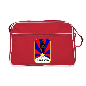 People's Union for the Independence of Tibet - Retro Bag - red/white - Front