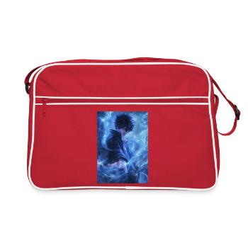 Flamme Azur Fantaisie - Sac Retro - rouge/blanc - Devant