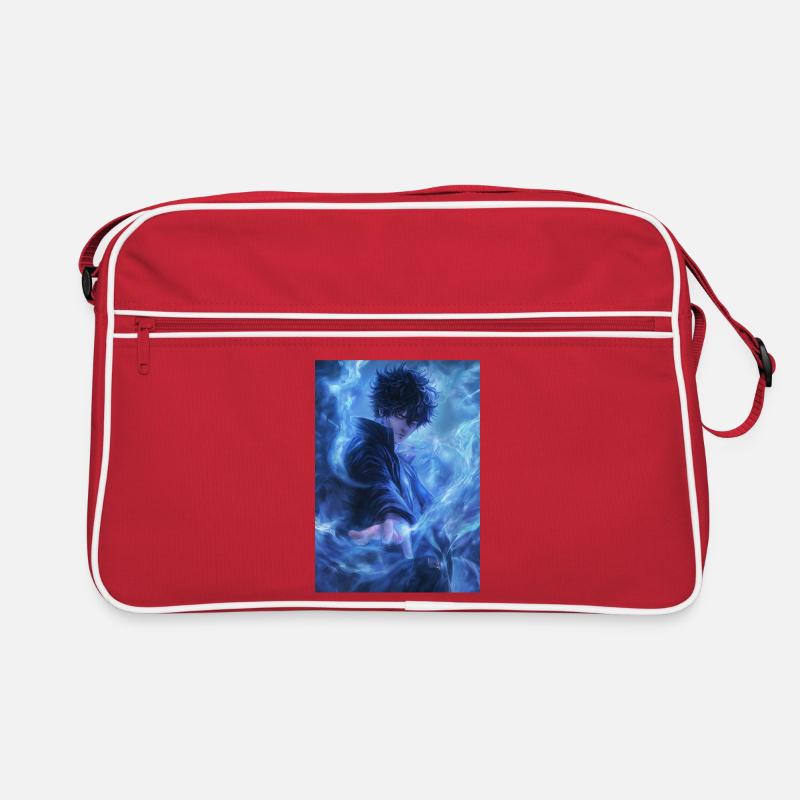 Fantasy Azure Flame Retro Bag