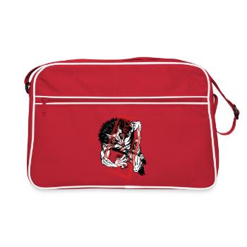 The defeated: Werewolf Monster - Sac Retro - rouge/blanc - Devant