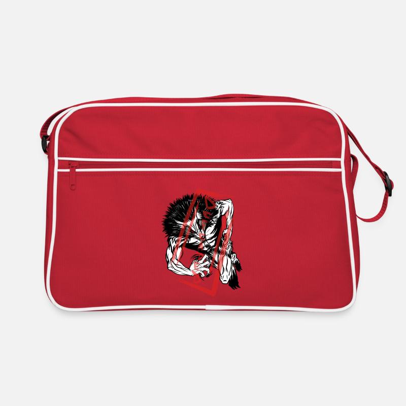Der Besiegte: Werwolf-Monster Retro Tasche
