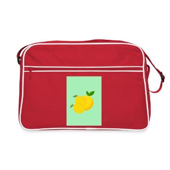 Lemons - Sac Retro - rouge/blanc - Devant