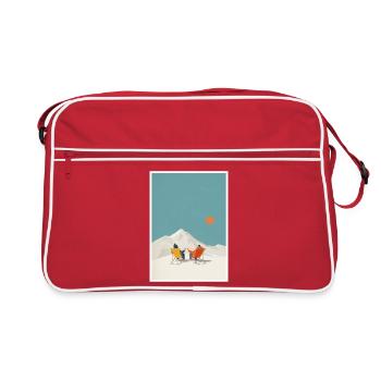 Salon Sunlit Summit - Sac Retro - rouge/blanc - Devant