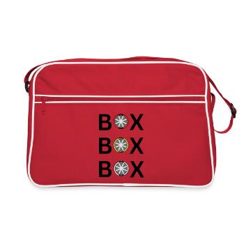 BOÎTE BOÎTE - Sac Retro - rouge/blanc - Devant