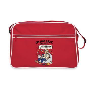 Recharger en faisant défiler la Gen Z - Sac Retro - rouge/blanc - Devant
