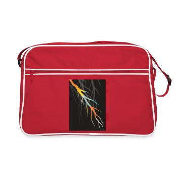Art Racinaire abstrait Art géométrique moderne - Sac Retro - rouge/blanc - Devant