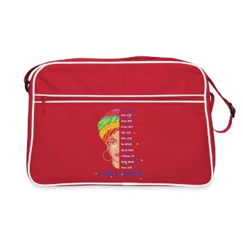 Zodiac sign Libra - Retro Bag - red/white - Front
