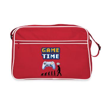 Game Time Retro Controller Entwicklung - Retro Tasche - Rot/Weiß - Vorne