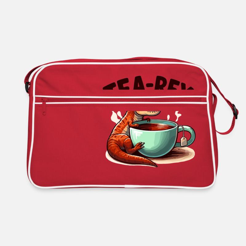 Tee Rex Tee-Rex Teetrinker Geschenk Retro Tasche