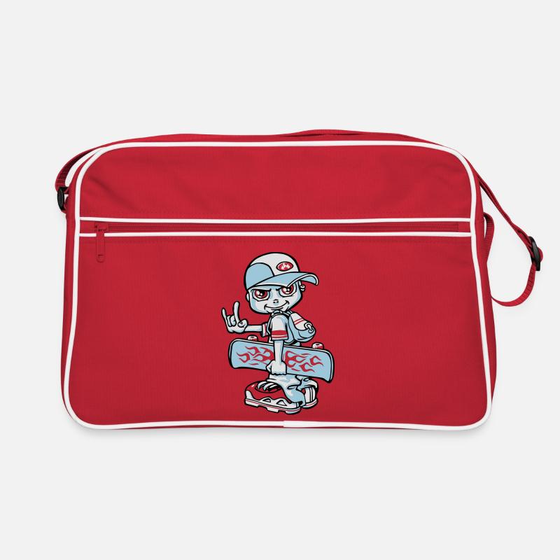 Skater boy flex Retro Tasche