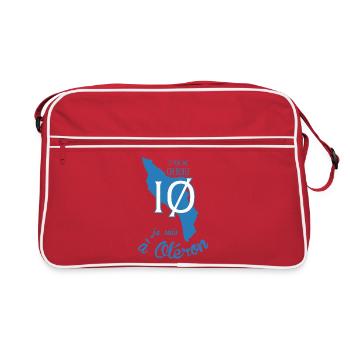 Si vous me cherchez, je suis à Oléron ! - Sac Retro - rouge/blanc - Devant