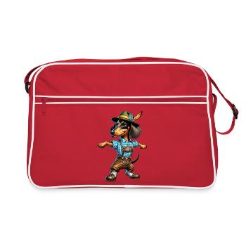 Teckel Bayern - Sac Retro - rouge/blanc - Devant