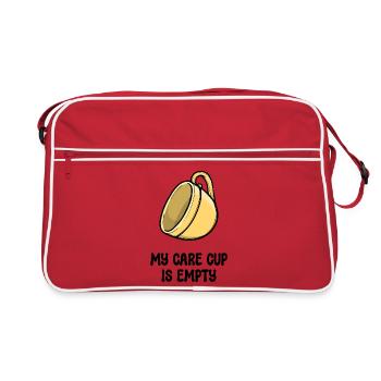 Je me fiche des dictons drôles - Sac Retro - rouge/blanc - Devant