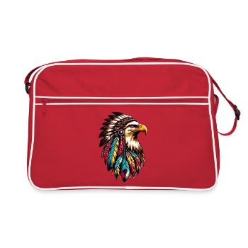 American Indian Eagle American Red Skins - Retro Bag - red/white - Front